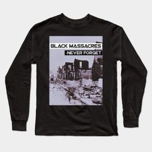 Black Massacres Long Sleeve T-Shirt